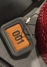 RARE Wilson Airless TAG# 1 , Gen 1 Basketball Burgundy Limited Edition Collector