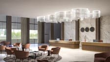 Luxury Modern Design LED Ceiling Light In Crystal For Hotel MS-541