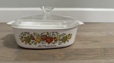 Vintage Corning Ware Pyrex 1970’s 2 QT La Marjolaine Casserole SEE STAMP RARE!!!
