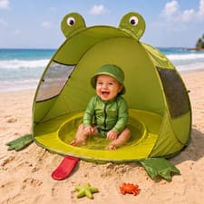 CLEARANCE/BULK PURCHASE ONLY Baby Frog Beach Tent & Sun Shelter –Portable Pop-Up
